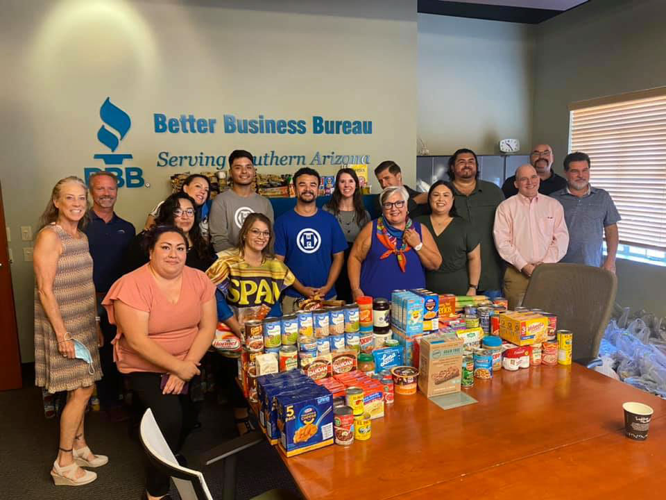 Food Drive Partnership with Hamstra Helping Hands